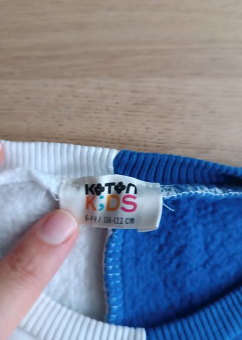 Renkli Baskılı Mavi Erkek çocuk Sweatshirt - Görsel 3