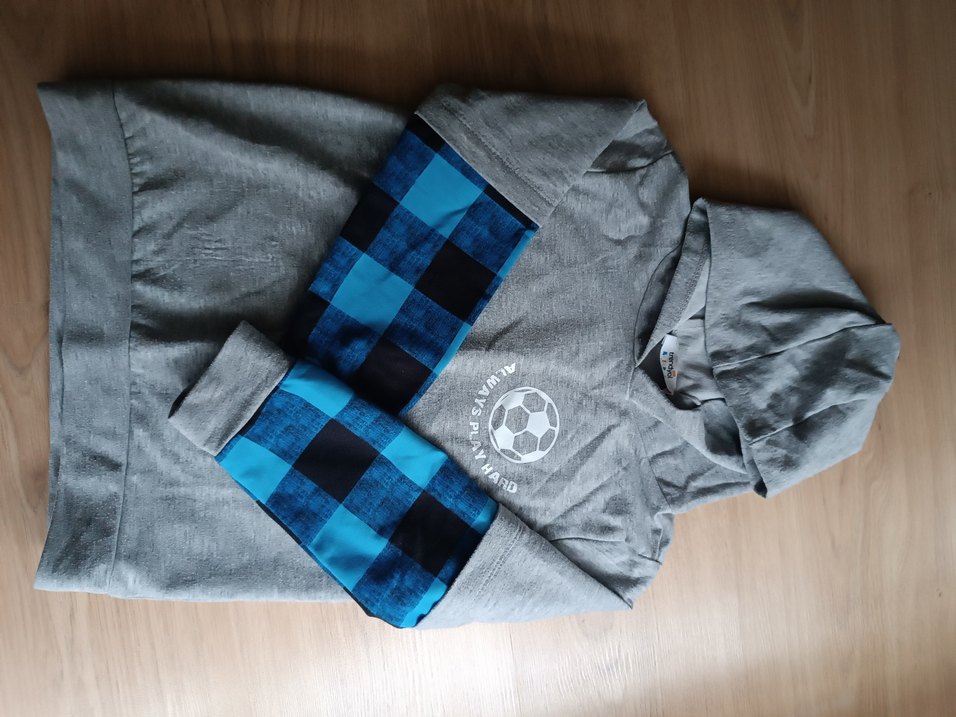 Erkek Çocuk Gri Uzun Kollu Baskılı Sweatshirt - Görsel 2