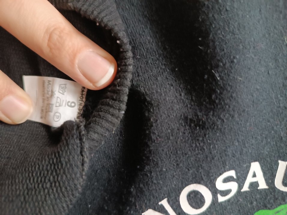 Erkek Siyah Baskılı Dinazor Eşofman Altı - Görsel 5