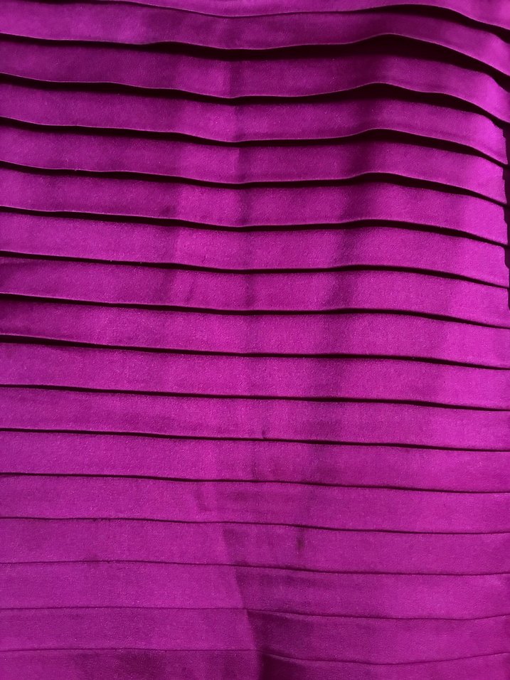 Kadın Mor Pilili Kolsuz Bluz - Görsel 2