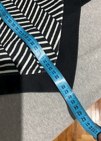 Zebra Desenli V Yakalı Kolsuz Mini Elbise - Görsel 4