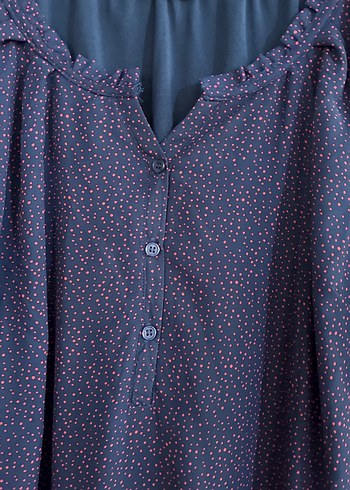 Mor Bohem Uzun Kollu Kadın Elbise - Görsel 2