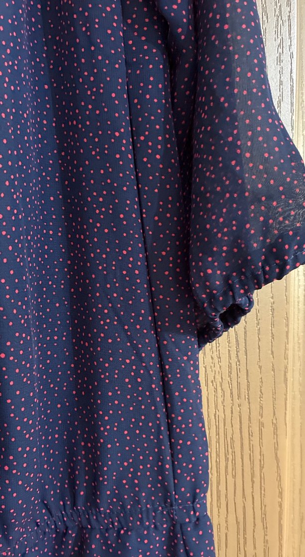 Mor Bohem Uzun Kollu Kadın Elbise - Görsel 4