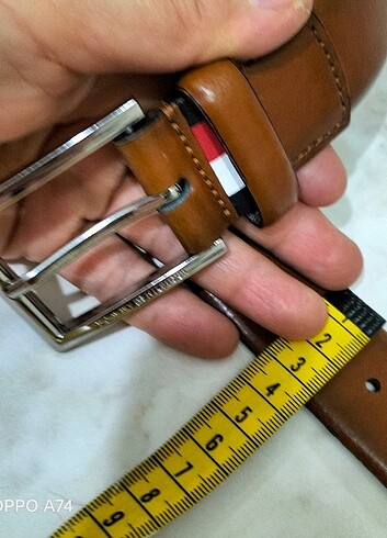 l Beden kahverengi Renk Tommy Hilfiger deri kemer