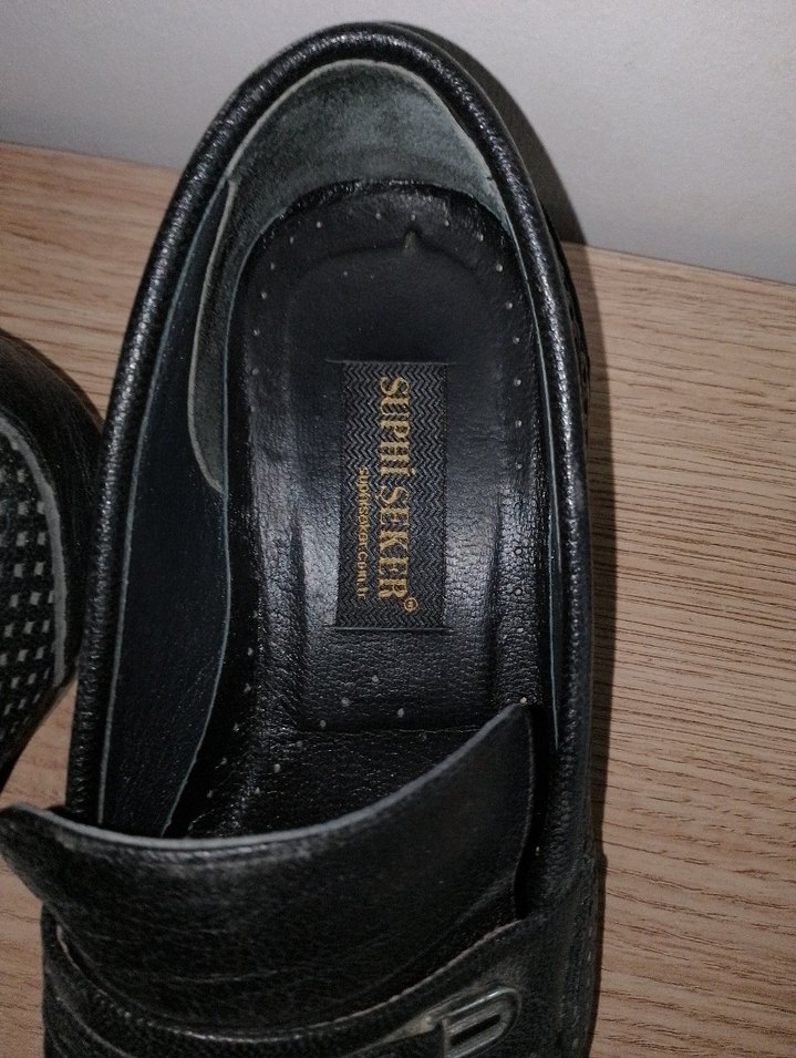 Klasik Siyah Tokalı Erkek Ayakkabı - Görsel 2