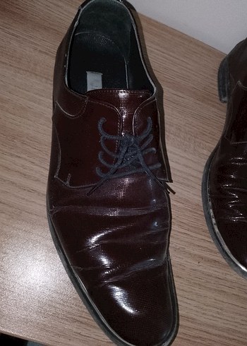 Klasik Erkek Kahverengi Deri Ayakkabı İnci marka - Görsel 3