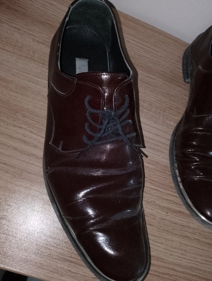 Klasik Erkek Kahverengi Deri Ayakkabı İnci marka - Görsel 3