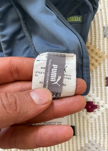 m Beden mavi Renk Puma Mavi Sporcu Sütyeni