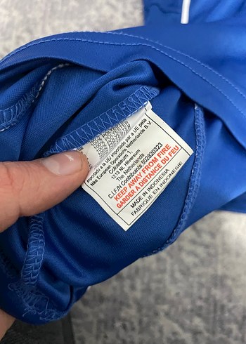 Erkek Mavi Kısa Kollu Spor Forma - Görsel 7