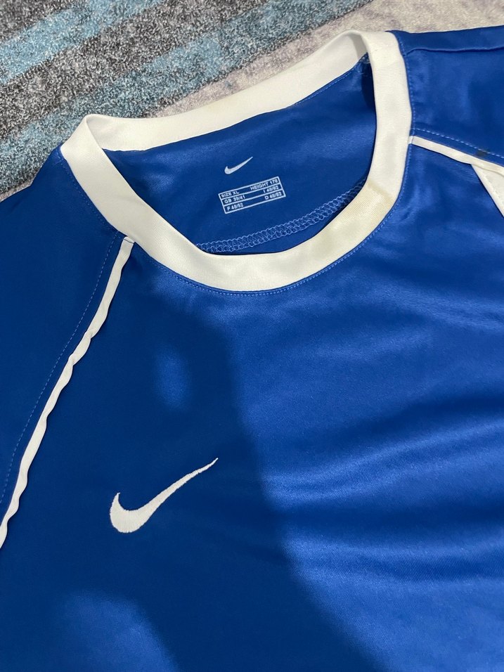 Erkek Mavi Kısa Kollu Spor Forma - Görsel 3