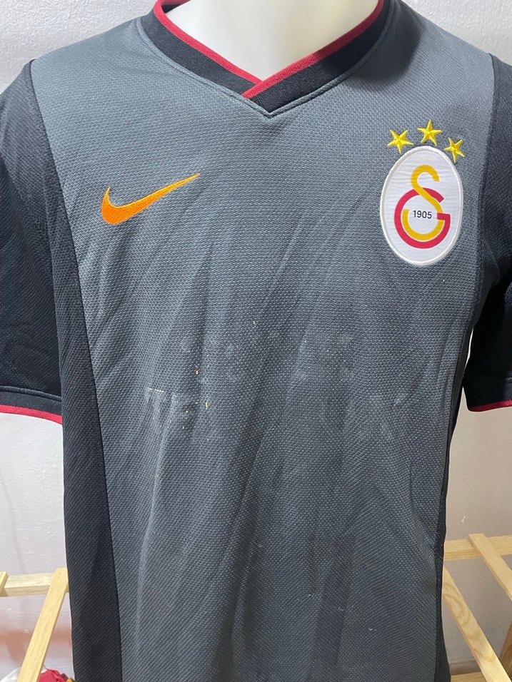 Galatasaray Gri Kısa Kollu Spor Tişörtü - Görsel 4