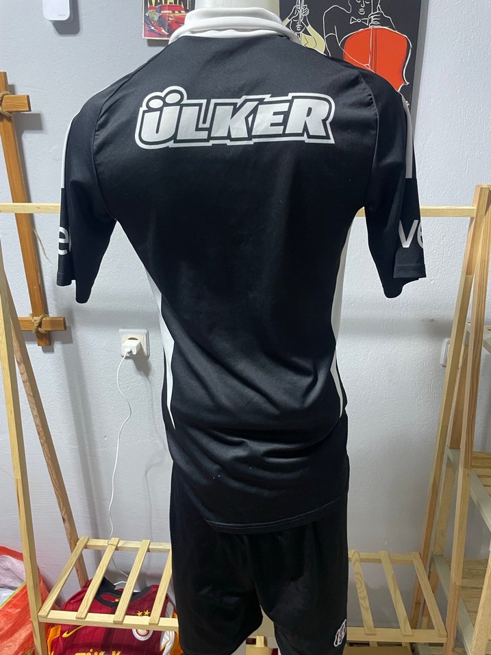 Beşiktaş Siyah Beyaz Kısa Kollu Forma - Görsel 5