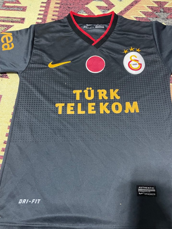 Galatasaray Erkek Siyah Dri-Fit Spor Forması - Görsel 2