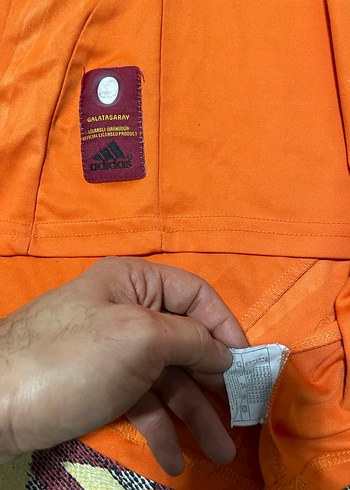 Adidas Galatasaray Turuncu Kısa Kollu Tişört - Görsel 8