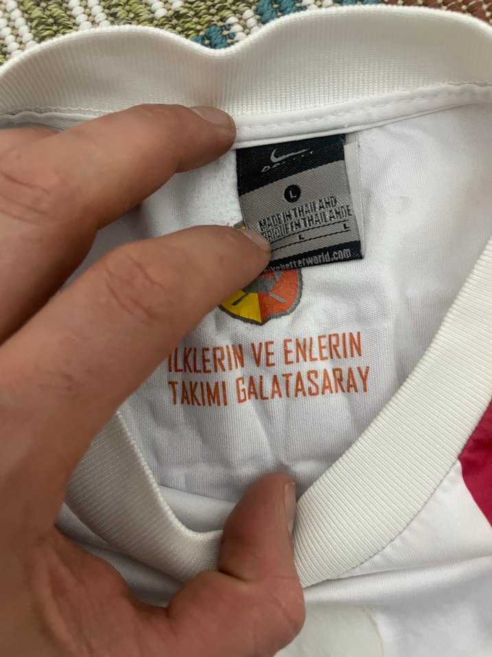 Beyaz Galatasaray Erkek Spor Forma - Görsel 5