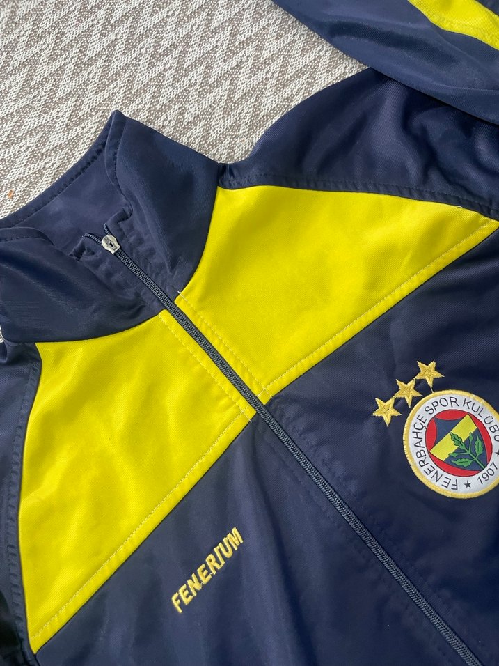 Fenerium Erkek Spor Fermuarlı Sweatshirt - Görsel 2