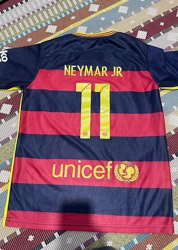 Erkek FC Barcelona Kısa Kollu Forma - Görsel 8