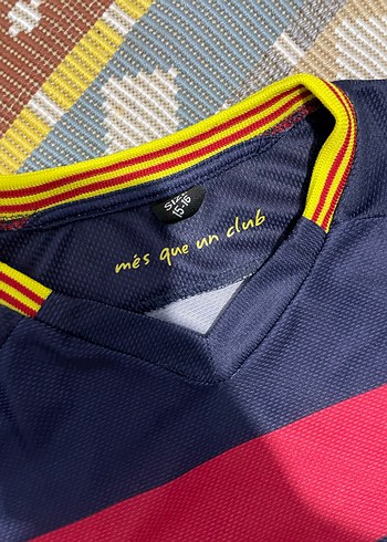 Erkek FC Barcelona Kısa Kollu Forma - Görsel 6