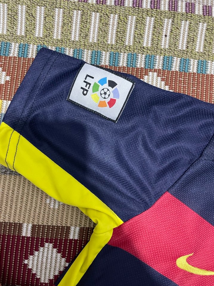 Erkek FC Barcelona Kısa Kollu Forma - Görsel 5