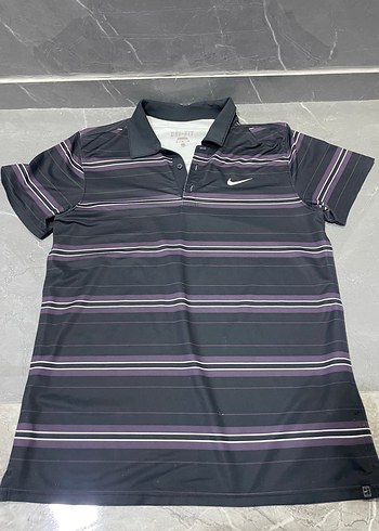 Nike Orijinal Nike Siyah Cizgili Polo Tisort