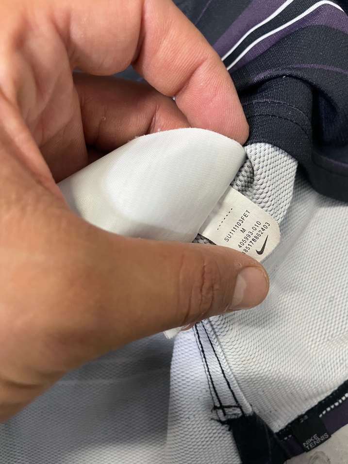 Orijinal Nike Siyah Çizgili Polo Tişört — görsel 2/6