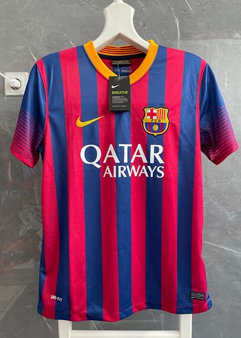 Nike Fc Barcelona Kirmizi Mavi Cizgili Forma