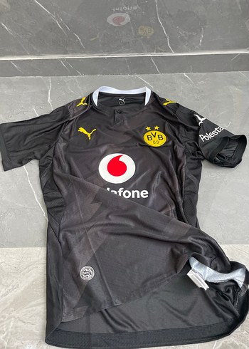 Puma Bvb 09 Siyah Kisa Kollu Futbol Formasi