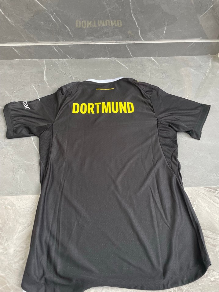 BVB 09 Siyah Kısa Kollu Futbol Forması — görsel 8/10