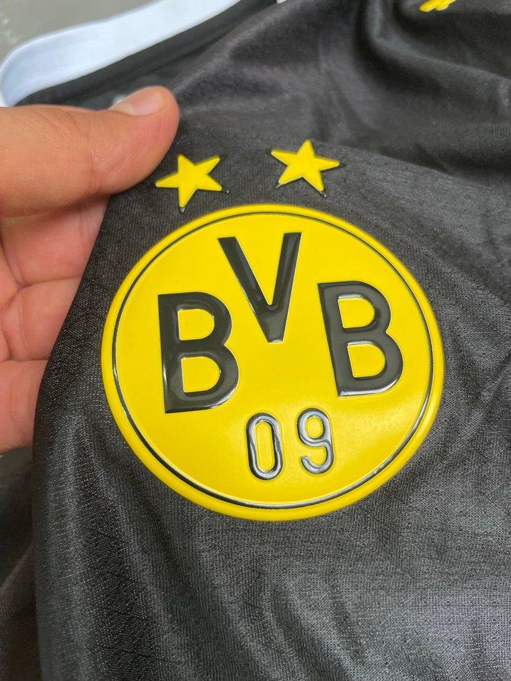 BVB 09 Siyah Kısa Kollu Futbol Forması — görsel 2/10