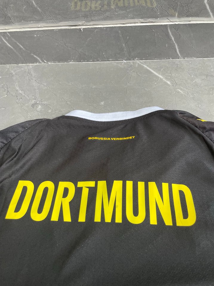 BVB 09 Siyah Kısa Kollu Futbol Forması — görsel 7/10