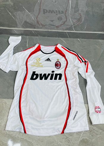 Adidas Ac Milan Beyaz Uzun Kollu Futbol Formasi
