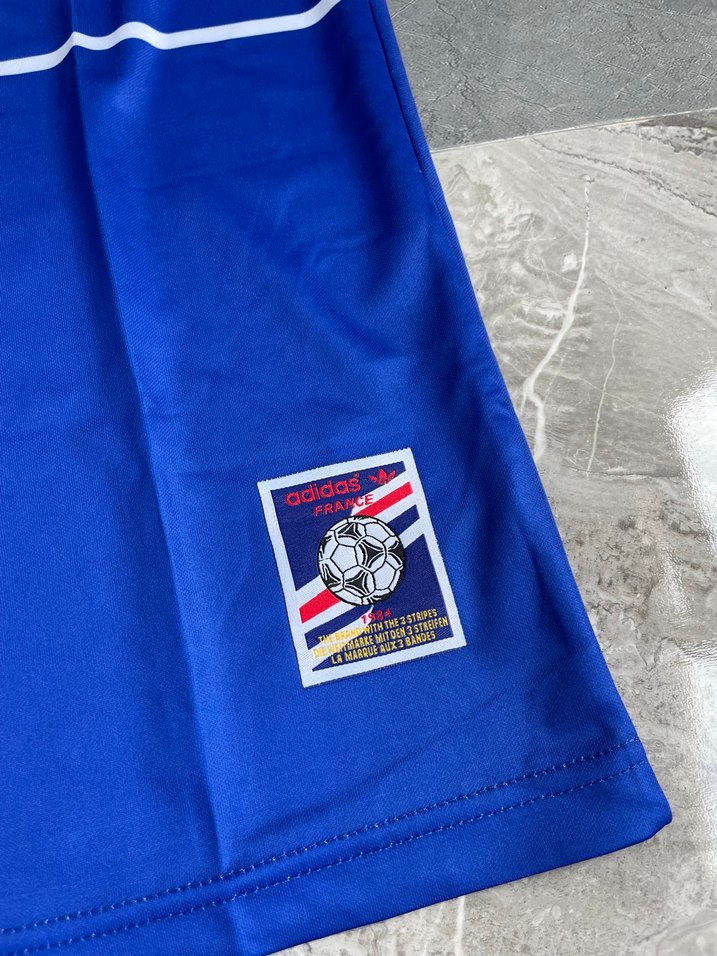 Adidas Fransa Retro Futbol Tişörtü — görsel 5/8