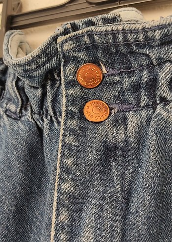 Lastikli düz paça jean - Görsel 3