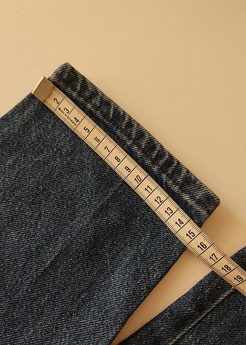 Lastikli düz paça jean - Görsel 5