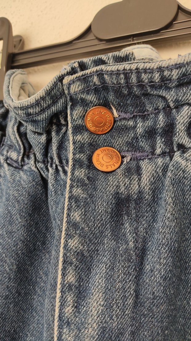 Lastikli düz paça jean - Görsel 3