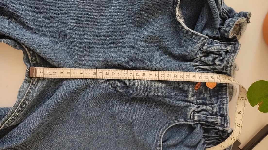 Lastikli düz paça jean - Görsel 4