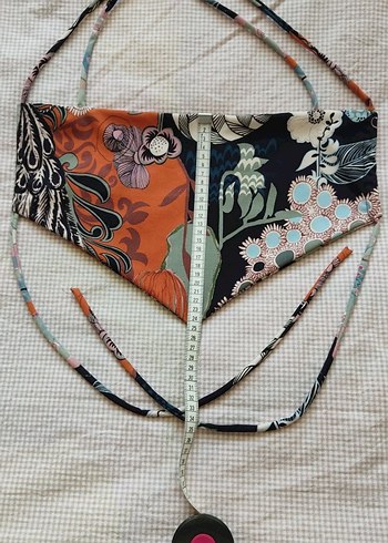 y2k bağcıklı bandana crop - Görsel 5