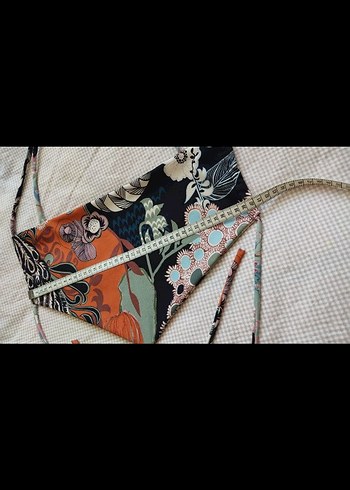 y2k bağcıklı bandana crop - Görsel 6