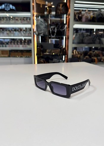 Dolce&Gabbana Siyah Dikdörtgen Güneş Gözlüğü - Görsel 6