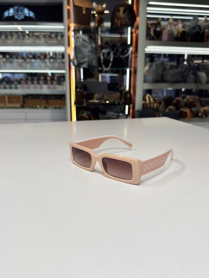 Dolce&Gabbana Siyah Dikdörtgen Güneş Gözlüğü - Görsel 3