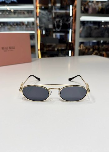 Miu Miu Gri Klasik Kadın Gözlüğü - Görsel 5