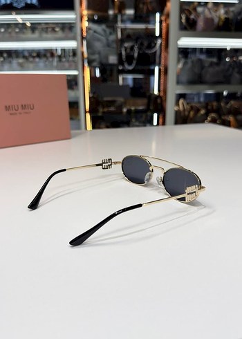 Miu Miu Gri Klasik Kadın Gözlüğü - Görsel 6