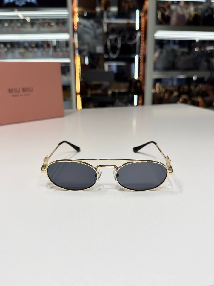 Miu Miu Gri Klasik Kadın Gözlüğü - Görsel 5