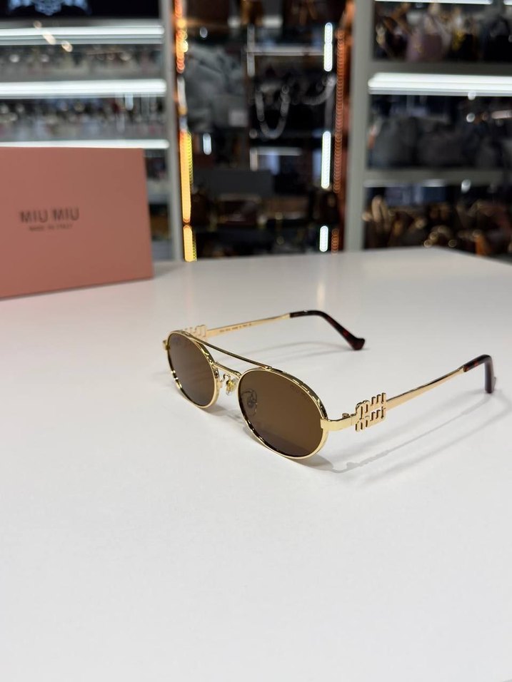 Miu Miu Gri Klasik Kadın Gözlüğü - Görsel 3