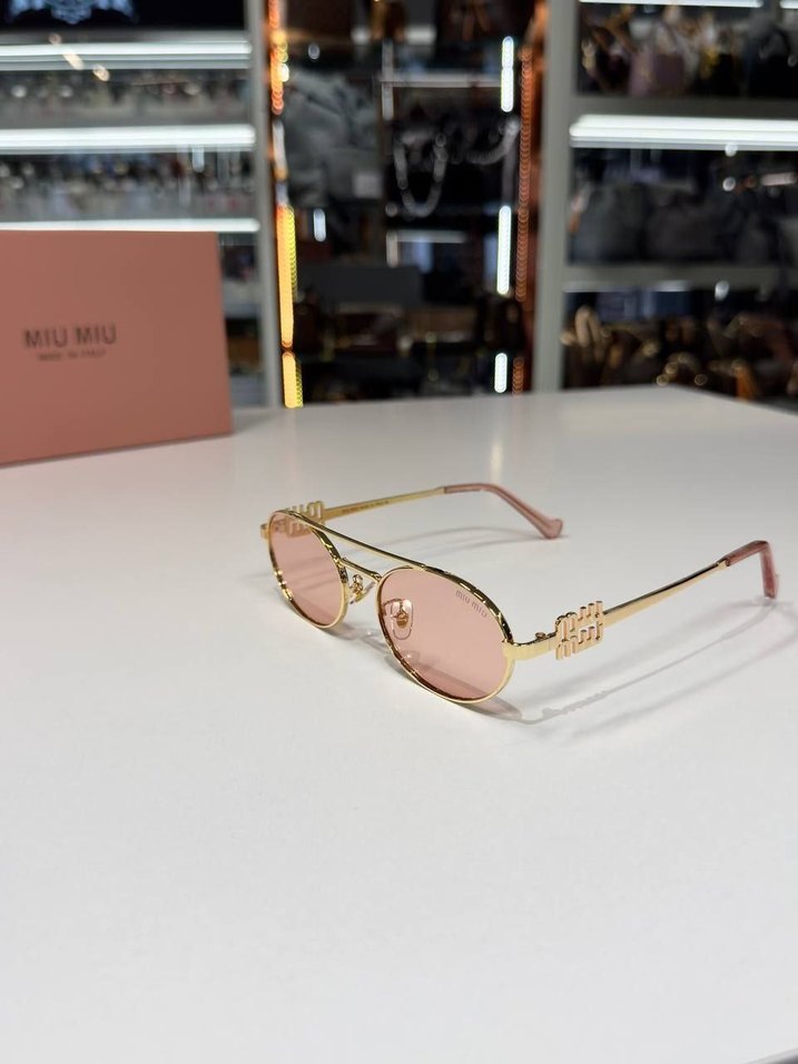 Miu Miu Gri Klasik Kadın Gözlüğü - Görsel 2