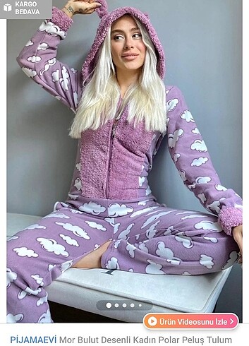 PijamaEvi marka tulum pijama