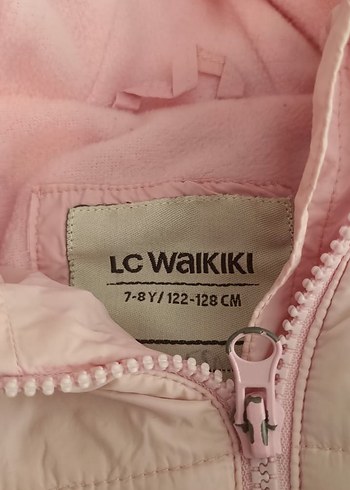 Kız Çocuk Pembe Kapüşonlu Fermuarlı Mont - Görsel 2