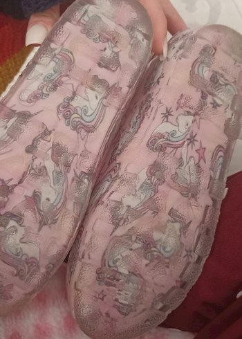 Kız Çocuk Pembe Unicorn Desenli Bot - Görsel 4