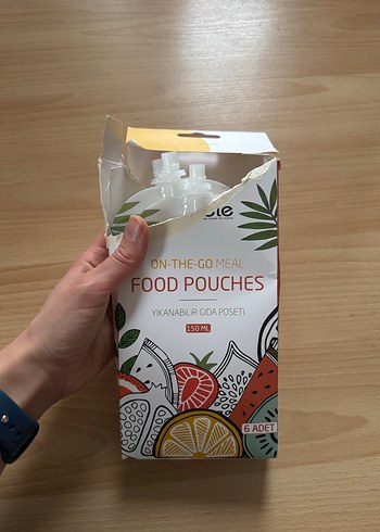 Elele Baby Renkli Çocuk Mama Poşetleri - 5 Adet - Görsel 3