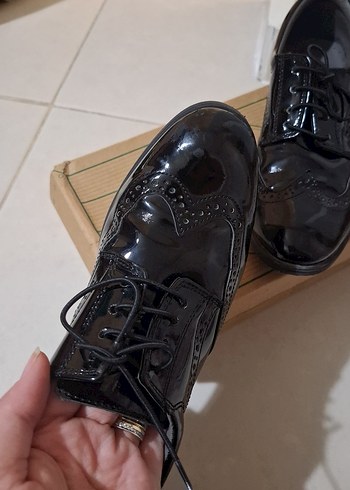 Klasik Siyah Rugan Erkek Çocuk Ayakkabı - Görsel 8